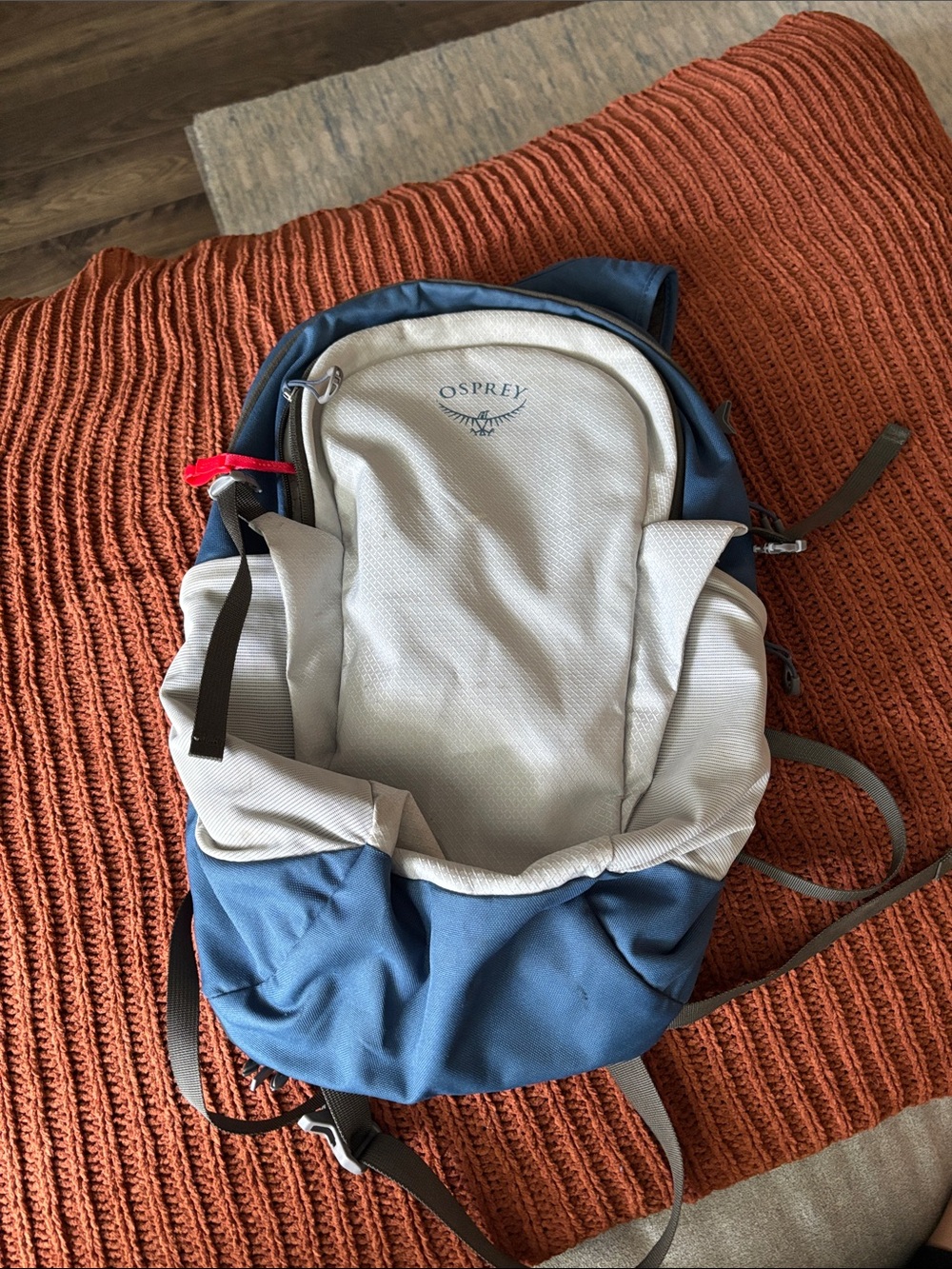 Osprey Men's Blue & Light Gray Daypack Backpack
